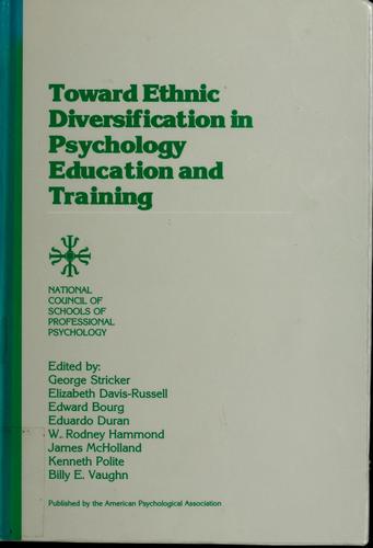 Toward ethnic diversification in psychology education and training