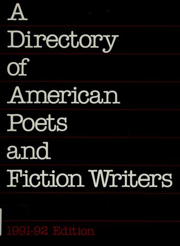 A Directory of American poets and fiction writers