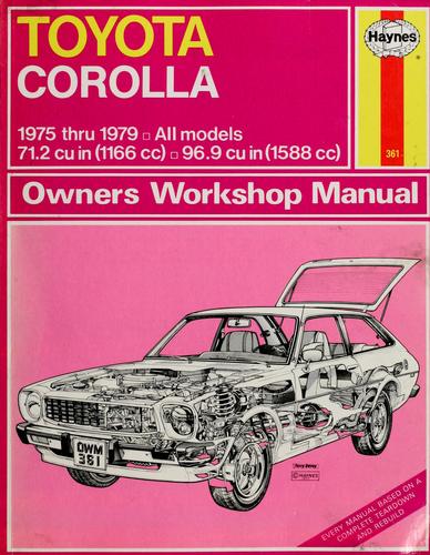 Toyota Corolla 1975-80 Owner's Workshop Manual