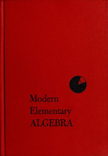 Modern elementary algebra