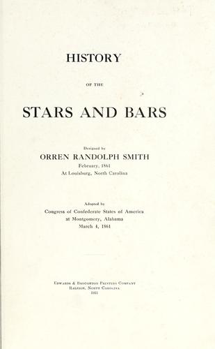 History of the Stars and Bars