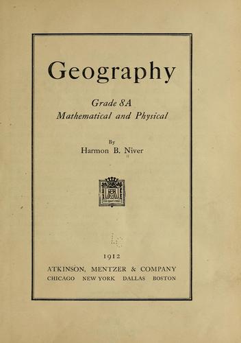 Geography; grade 8A, mathematical and physical