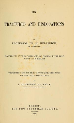 On fractures and dislocations