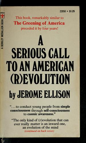 A serious call to an American (r)evolution