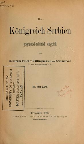 Das Königreich Serbien