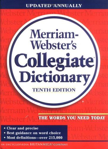 Webster's Collegiate Dictionary