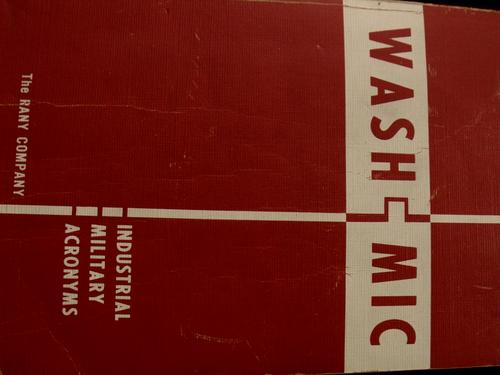 WASHMIC, 1971