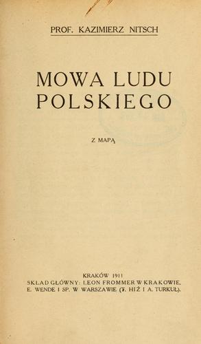 Mowa ludu polskiego