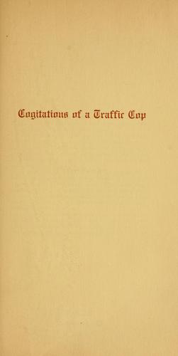 Cogitations of a traffic cop