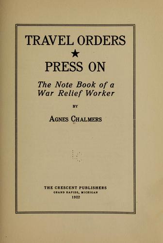 Travel orders