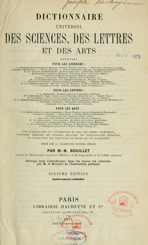 Dictionnaire universel des sciences, des lettres et des arts