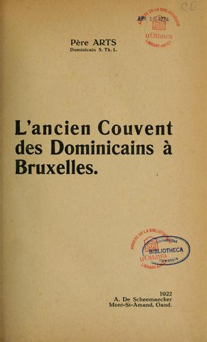 L'ancien couvent des Dominicains à Bruxelles