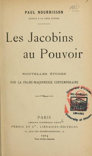 Les Jacobins au pouvoir