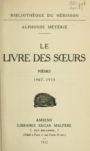Le livre des soeurs