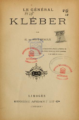 Le général kléber