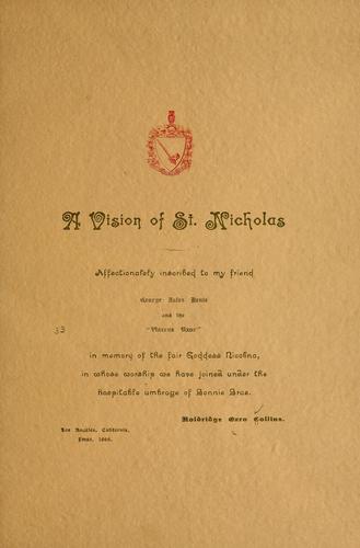 A vision of St. Nicholas ..
