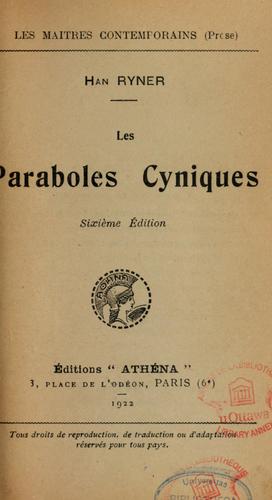 Les paraboles cyniques