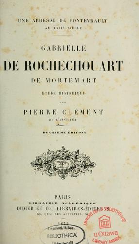 Gabrielle de Rochechouart de Mortemart