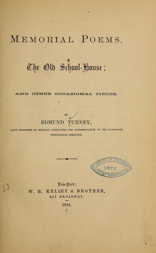 Memorial poems