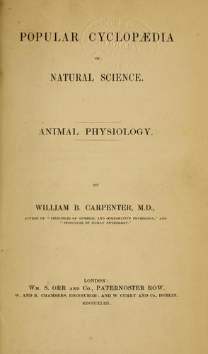 Animal physiology