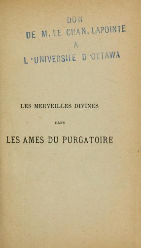 Les merveilles divines dans les âmes du purgatoire