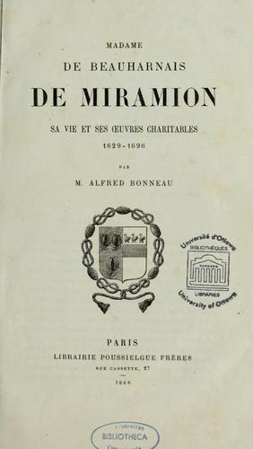Madame de Beauharnais de Miramion