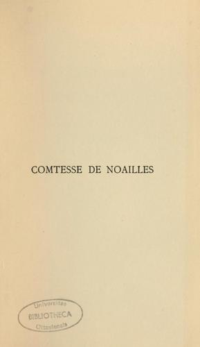La comtesse Mathieu de Noailles