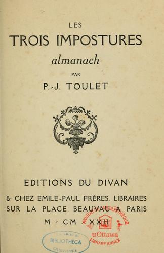 Les trois impostures