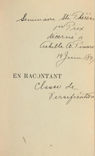 En racontant