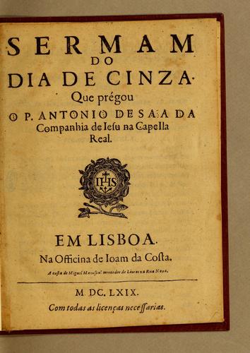 Sermam do dia de cinza