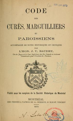 Code des curés