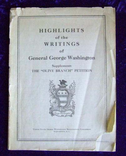 Highlights of the writings of General George Washington