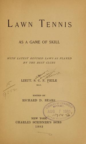 Lawn tennis as a game of skill