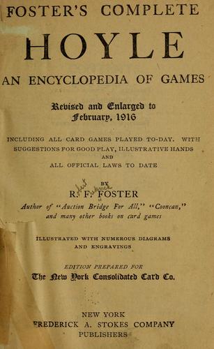 Foster's complete Hoyle