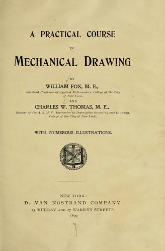 A practical course in mechanical drawing