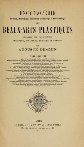 Encyclopédie historique, archéologique, biographique, chronologique et monogrammatique des beaux-arts plastiques