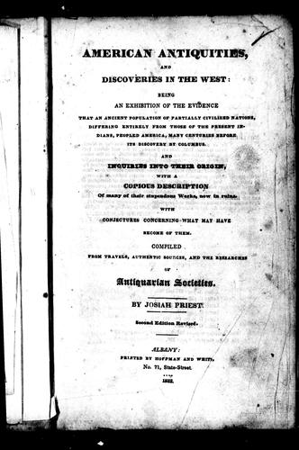 American antiquities and discoveries in the west