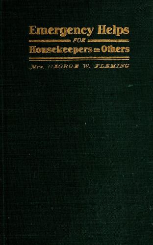 Emergency helps for housekeepers and others