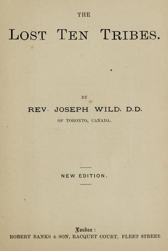 The lost ten tribes