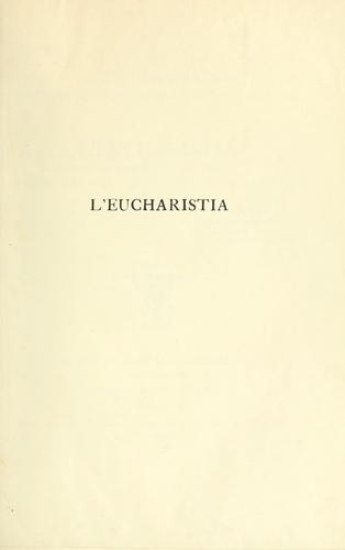 L'Eucharistia, canon primitif de la Messe