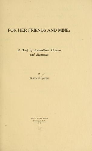 For her friends and mine