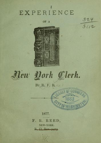 Experience of a New York clerk