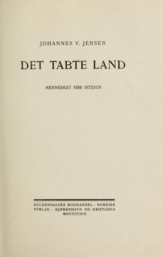 Det tabte land