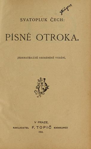 Písně otroka