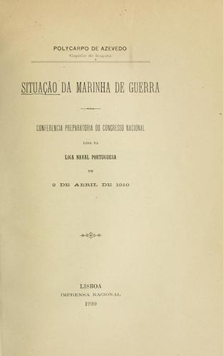 Situação da Marinha de Guerra