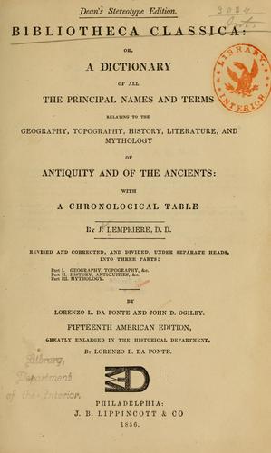 Bibliotheca classica