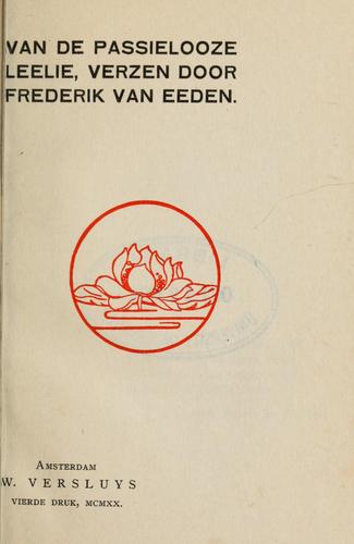 Van de passielooze leelie
