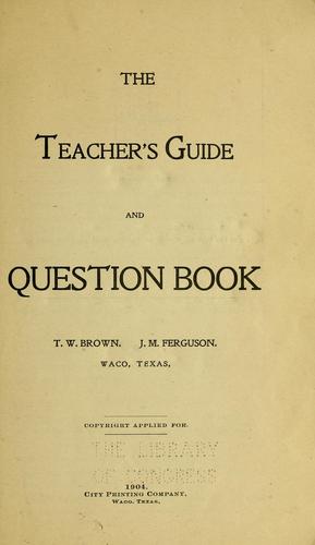 The teacher's guide and question book