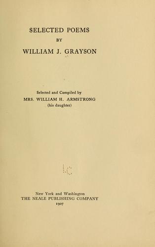 Selected poems
