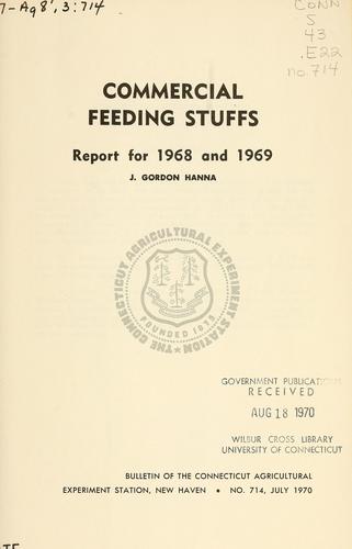 Commercial feeding stuffs